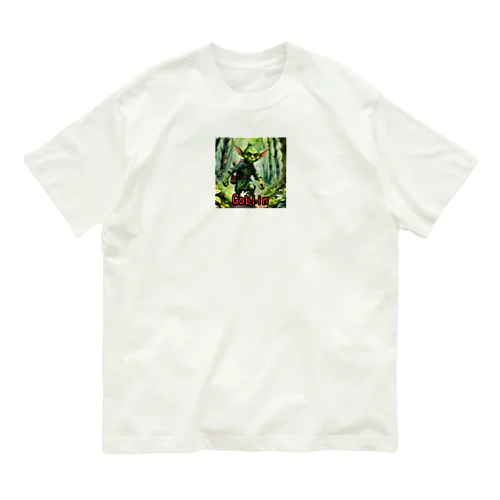 モンスターシリーズ（リアル）：ゴブリン オーガニックコットンTシャツ