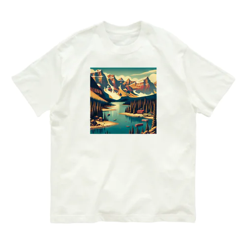 ザ カナダの自然 観光地 3 オーガニックコットンTシャツ