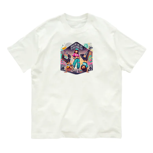 「ステップ一つ一つに命を吹き込む」 Organic Cotton T-Shirt