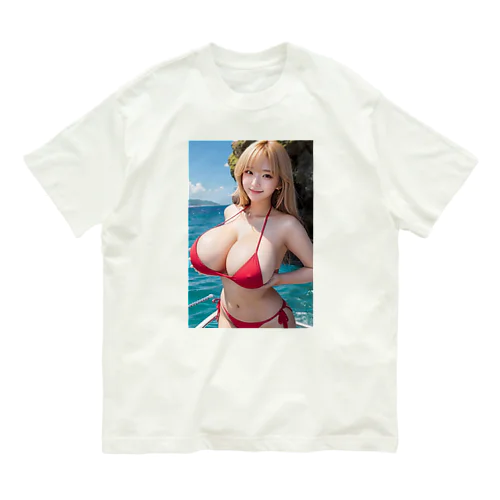 AI美女グラビア10 オーガニックコットンTシャツ