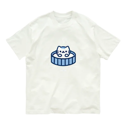 癒しの猫湯 オーガニックコットンTシャツ