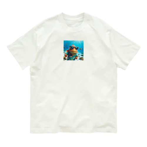 魚おじさん オーガニックコットンTシャツ