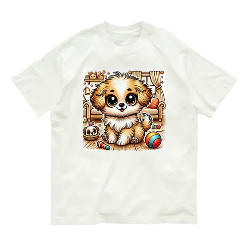 ワンちゃん好きなら絶対見逃せない！ Organic Cotton T-Shirt