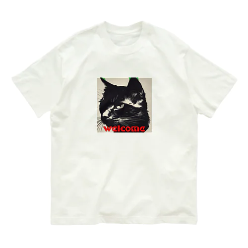 黒猫登場Ⅰ Organic Cotton T-Shirt