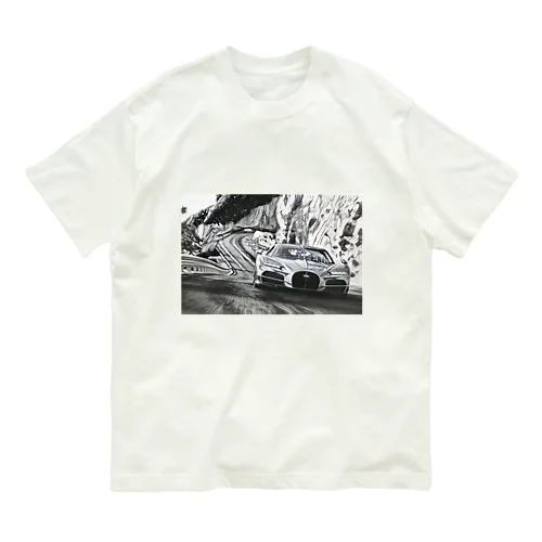 No Bugatti,No life. オーガニックコットンTシャツ