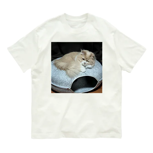 うとうとウインクくりーむ猫ちゃん Organic Cotton T-Shirt