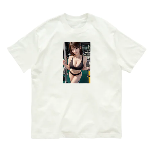 スポーツ女子 オーガニックコットンTシャツ