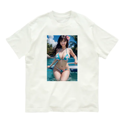 AI美女グラビア１２ オーガニックコットンTシャツ