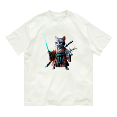 Samurai CAT Organic Cotton T-Shirt