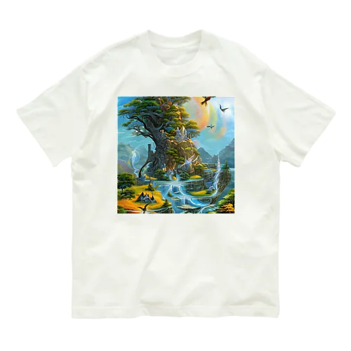 神秘的な場所で創作活動 Organic Cotton T-Shirt