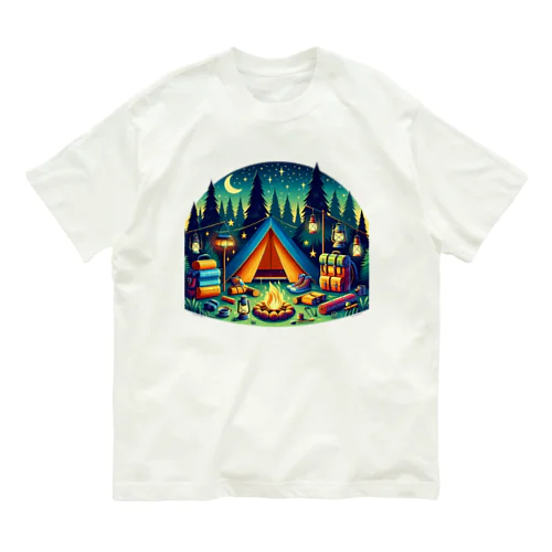 ワクワクキャンプ！ Organic Cotton T-Shirt