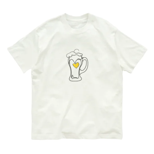 beer love① オーガニックコットンTシャツ