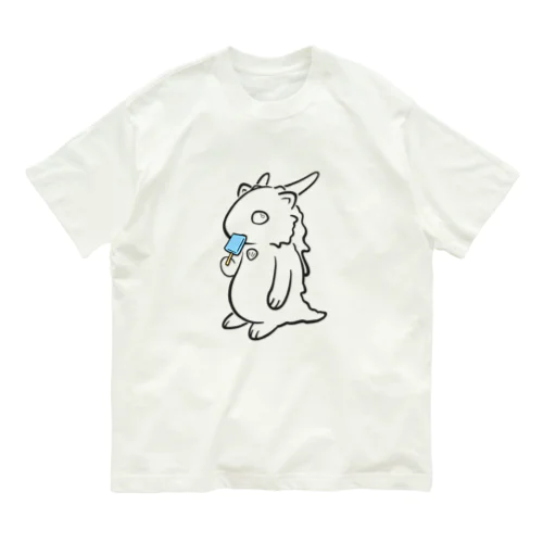 アイスの美味しい季節です。 オーガニックコットンTシャツ