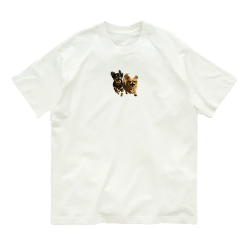 ハピハピチワワ Organic Cotton T-Shirt