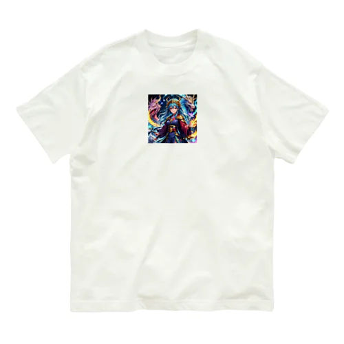 ドラゴンを飼う巫女 Organic Cotton T-Shirt