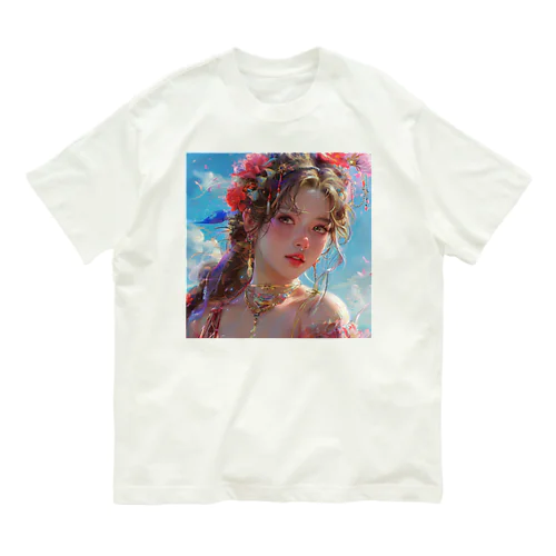 マドンナ　グリーンミント　1612 オーガニックコットンTシャツ