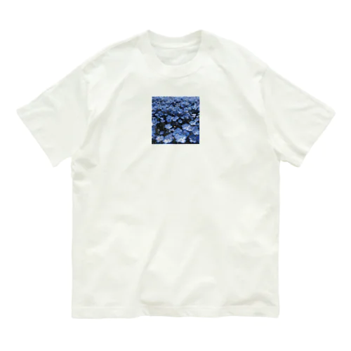 水色の小さな花　ネモフィラ Organic Cotton T-Shirt