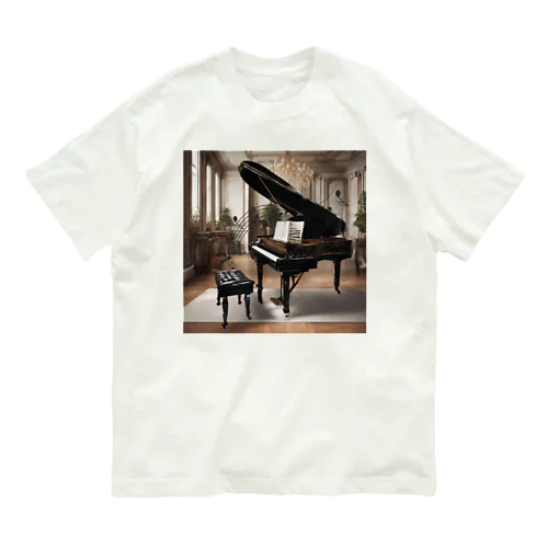 ピアノ オーガニックコットンTシャツ
