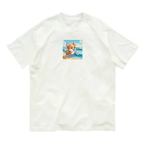 サニーショアーズ・コーギー・ディライト Organic Cotton T-Shirt