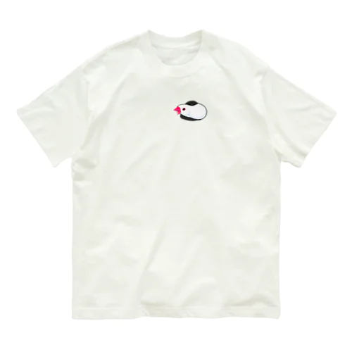 怒る文鳥１ オーガニックコットンTシャツ