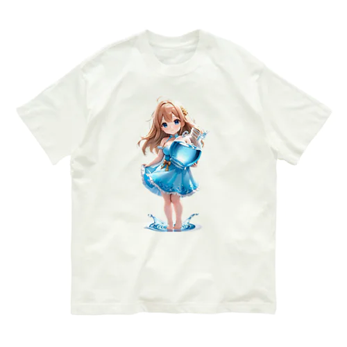 Aquarius　水瓶座 オーガニックコットンTシャツ