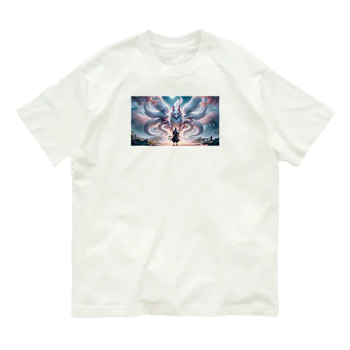 Kitsune - 九尾狐 オーガニックコットンTシャツ