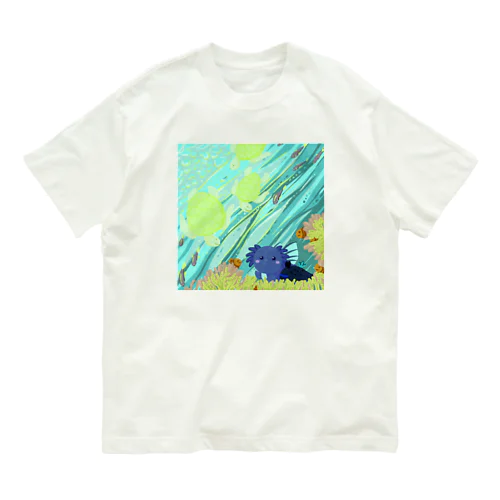 Blue submarine【コラボ作品】 Organic Cotton T-Shirt