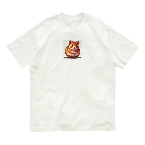 ドット絵のハムスター Organic Cotton T-Shirt