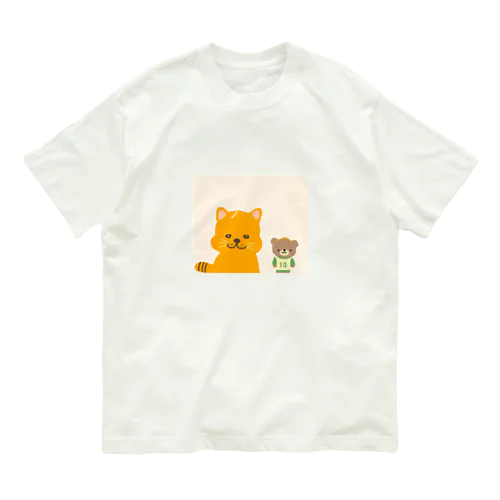 ボスとこぐまのといとい Organic Cotton T-Shirt