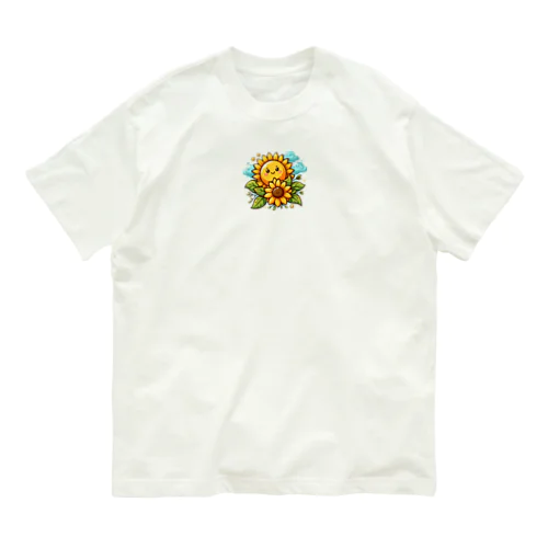 ひまわり オーガニックコットンTシャツ