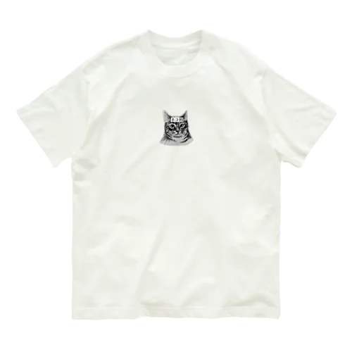 ネコ科 オーガニックコットンTシャツ