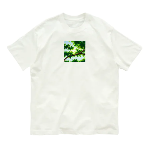 立っている木の枝 Organic Cotton T-Shirt
