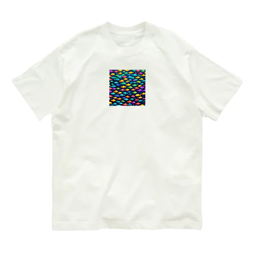 泳いでいる魚の鱗 Organic Cotton T-Shirt