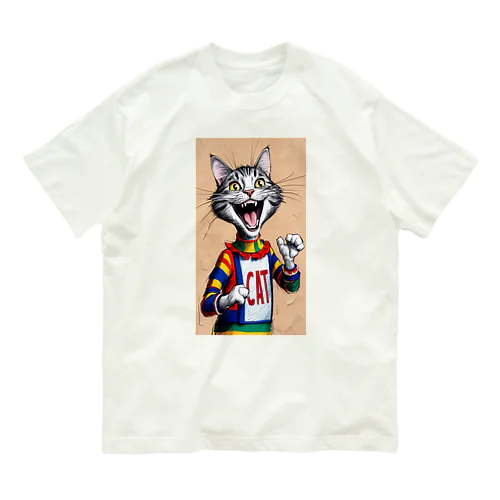 猫のキャットくん Organic Cotton T-Shirt