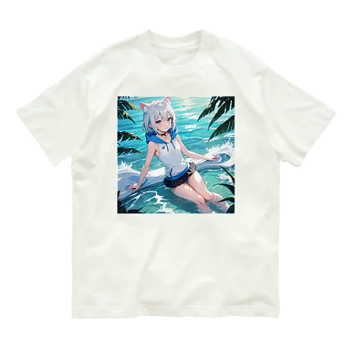 猫耳少女00052 Organic Cotton T-Shirt