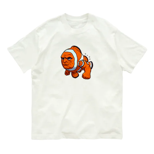 人魚になったクマノミちゃん オーガニックコットンTシャツ