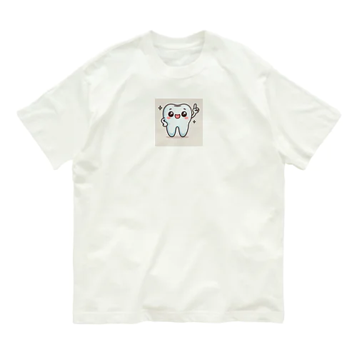 トゥースするTooth オーガニックコットンTシャツ