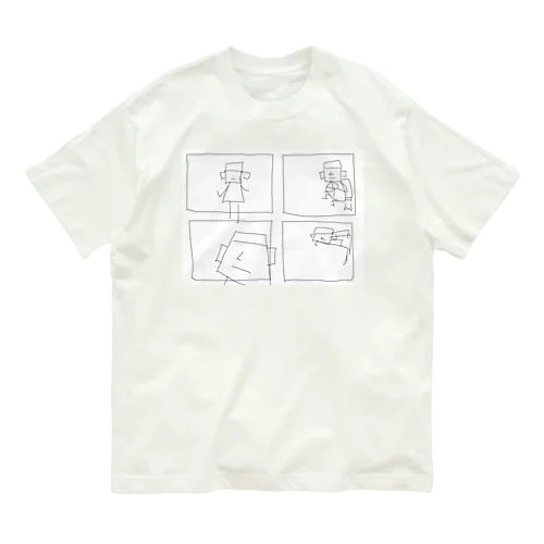 適当４コマ漫画 Organic Cotton T-Shirt