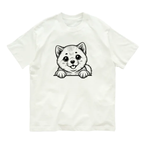 おねだり柴くん Organic Cotton T-Shirt