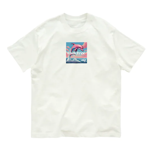 自由だ〜 オーガニックコットンTシャツ