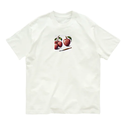 水彩画ライチ Organic Cotton T-Shirt