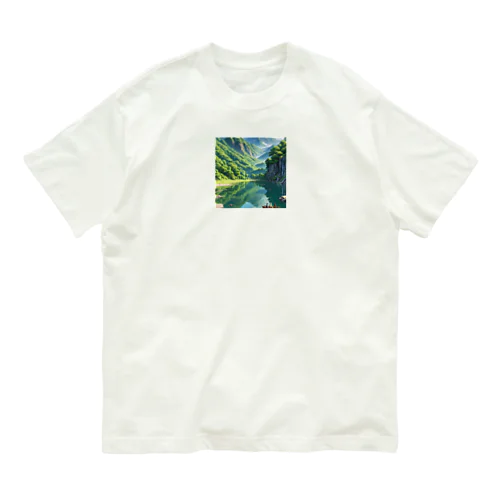 夏の渓谷 Organic Cotton T-Shirt