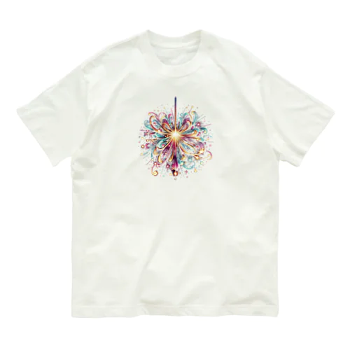 線香花火 No1 オーガニックコットンTシャツ