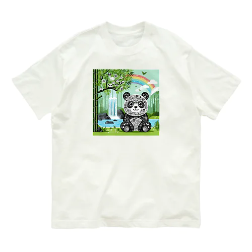 デジタルアートパンダ Organic Cotton T-Shirt