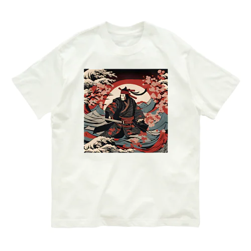 samurai オーガニックコットンTシャツ