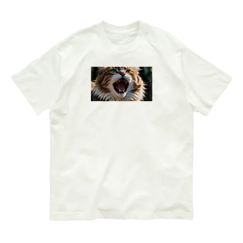 くしゃみ猫 オーガニックコットンTシャツ