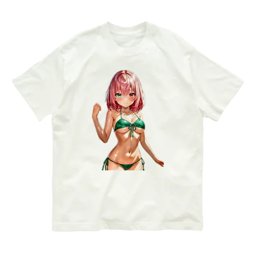 リボンビキニ オーガニックコットンTシャツ