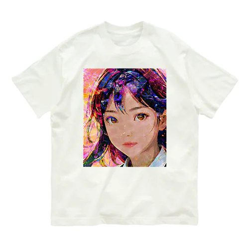 美少女 digi-girl-001 オーガニックコットンTシャツ