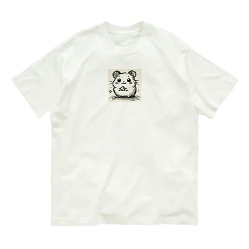 ハムスターちゃん オーガニックコットンTシャツ