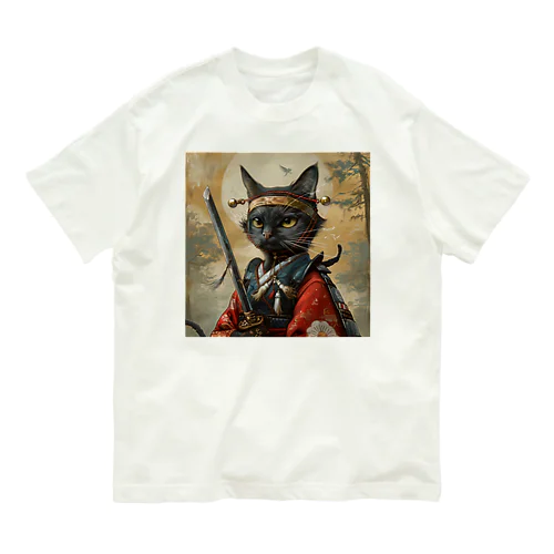 ネコ侍　Tomoe bb 2712 Organic Cotton T-Shirt